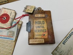 Junk Journal Add-Ons Handmade Tags Card Envelope File Clipboard Ephemera Set 1