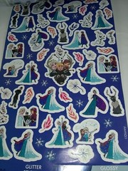 Disney Elsa Frozen 150 Stickers Kids Puffy Glitter Foil Glossy Sticker Book 3+