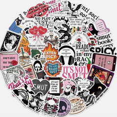 LOT OF 10 pcs SPICY READER LOVER decals love reading books nerd library nook sex
