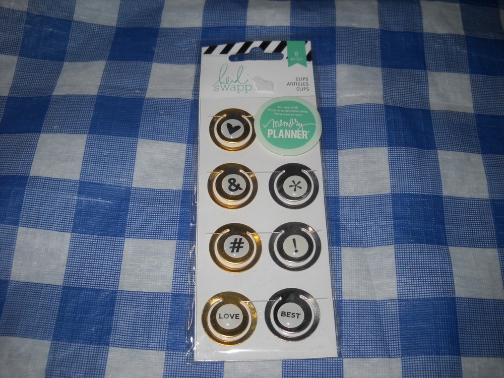 Heidi Swapp Memory Planner METAL CIRCLE CLIPS – 8 pcs