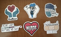 Nurse/Healthcare Stickers Set Of 10