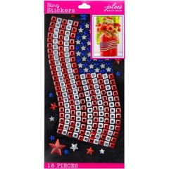 Jolee’s Bling Stickers American Flag Red White Blue Stripes Stars