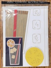 Deluxe Designs~ Lemonade ~ Glass LASER Die Cuts For Adults COMPLETES Scrapbook