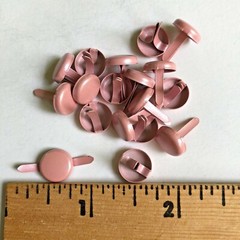 Bazzill In The Pink 18 Med.10mm Pink Brads Scrapbooking