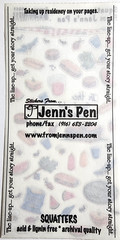 Jenn’s Penn Summer Picnic Clear Stickers Rare Ants Food Sandwich Watermelon New