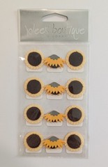 Jolee’s Sunflowers Photo Corners Scrapbooking Stickers