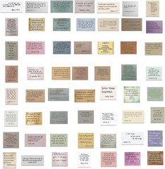 60pcs Bible Verse Stickers, Vintage Bible Typewriting Stickers for Journaling S
