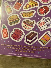 BRAND NEW Kawaii Food Party! Sticker Sheet (2018)
