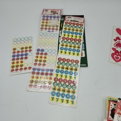 Lot VINTAGE Stickers mini reward Fall Halloween Christmas Hallmark school