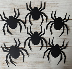 Black Paper Spiders Paper Cutouts Halloween School Bulletin Board Decorations Ta