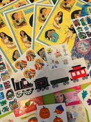 Huge Vintage Sticker Lot Sandylion Mrs Grossmans 90s Disney Vintage Lisa frank