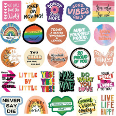 300PCS Inspirational Stickers for Water Bottles, Motivational Stickers for Adult