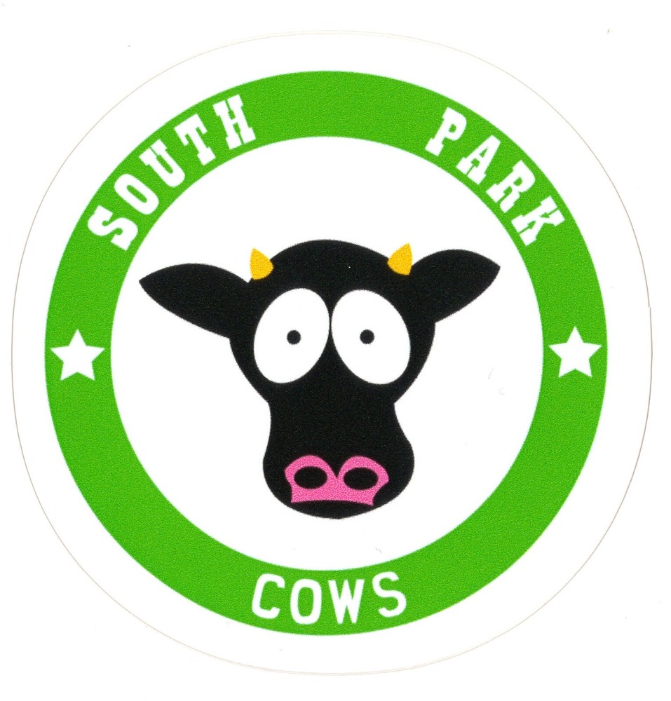 South Park Cows Logo – South Park Sticker (Reproduction)