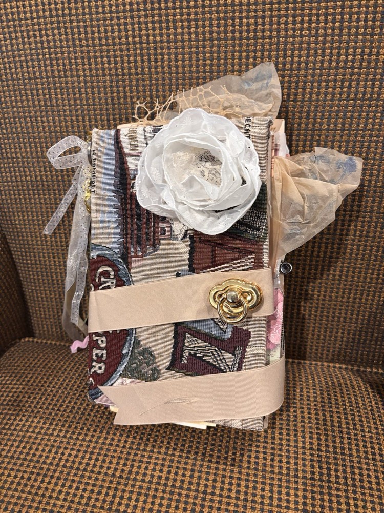 Large Treasure Journal Handmade In NEw ORlean Inspired Unique Gift