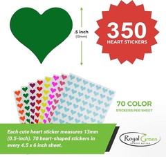 Small Heart Stickers – Scrapbooking Stickers, Packaging Stickers, Arts & Crafts