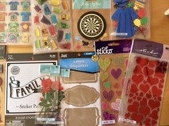 HUGE Lot Scrapbook Stickers Various Themes Sticko Jolee’s More New in Packages