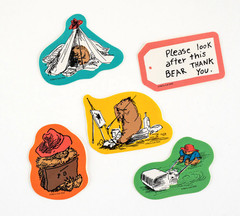 Hobonichi Paddington Bear 5-Item Stationery Set Stickers Notes Letter Japan NEW
