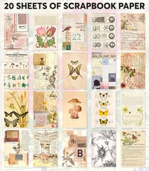 FAYWARE Vintage Washi Stickers for Journaling – Ephemera Book for Journaling