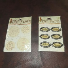 K&Company Lifes Journey Metal Art Scrapbooking Embellishments Lot of 8 Packs