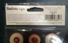 (6 Sheets) Scrapbooking Button Stickers Button Ups Photo Safe Adhesive Buttons