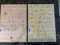 Brenda Walton K&Company Die Cut Alphabet Numbers Stickers Romanza Chloe NIP