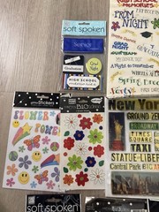 Me & My Big Ideas Soft Spoken Embellishment Sticker Lot 14 Packs