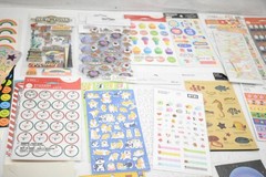 Mixed Brands Sticker Sheets Lot Assorted Designs Multicolor Craft Scrapbook