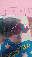 Vintage Hallmark Stickers Razzle Dazzle Foil Rewards 1 Sheet READ