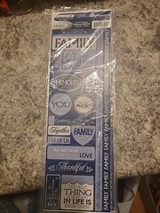 Reminisce Die Cut Sticker Sheet ~ Signature Series. Family