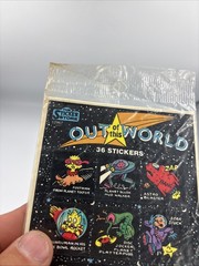 vintage 80’s The Sticker Store Out of this World stickers Sealed 36 Stickers