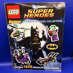 LEGO DC Batman Super Heroes Ultimate Sticker Collection Book 1000+ Reusable READ