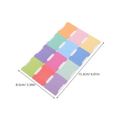 5 Pcs Tabs for Annotating Books Blank Monthly Labels Index Files