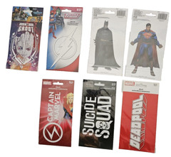 7- 6″ Justice League Large Stickers – Groot, Batman, Superman set of 7 new