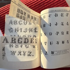 Scrapbook letter Early Advertising Art Typographical Volume Clarence Birmingham