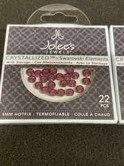 3 Jolee’s Jewels Crystallized Swarovski Elements, Fucshia New in Box!