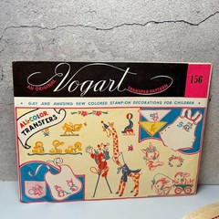 VTG MCM Baby Kids Vogart Textilprints Transfer Patterns Iron On 156 Animals