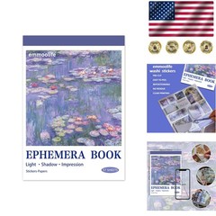 Floral Oil Painting Scrapbook Sticker Set – 500+ Washi Stickers & 25 Papers