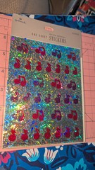 Vintage Hallmark Stickers Musical Notes Prism 1 Sheet New Pack