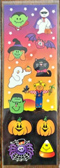 HALLOWEEN Ghost Treat Scarecrow Pumpkin Witch Spooky Oriental Trading stickers