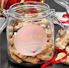 500PCS Thank You Stickers, 1.5 Inch Thank You for Supporting My Small Business S
