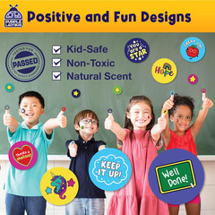 1260 Variety Scratch and Sniff Stickers – 15 Unique Scents – Fun and Motivationa
