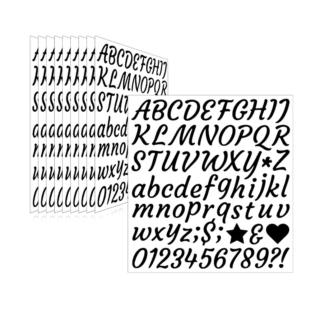 10 Sheets Mailbox Numbers Stickers,Self Adhesive Vinyl Decals For Door,Window