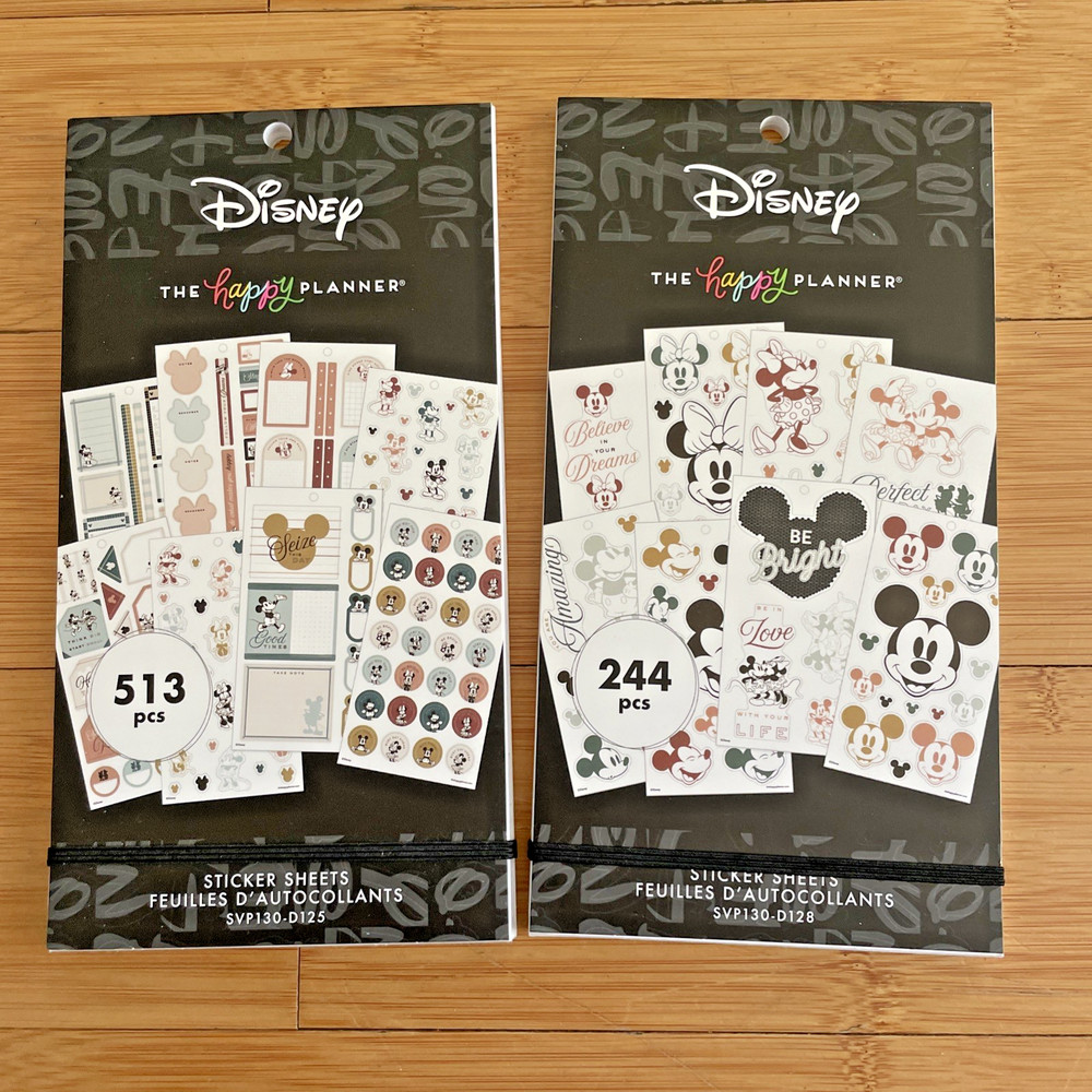 The Happy Planner – Disney – Mickey and Minnie Mouse Calendar Stickers