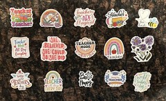 Teacher Appreciation Stickers Set Of 15/Worlds Best Teacher
