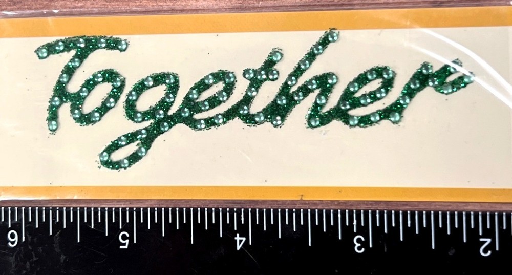 Intl Greetings Glitter/Gem Sticker Autumn/Fall Theme Together Embellishment