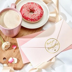500Pcs 1 Inch Thank You For Celebrating With Us Stickers Wedding Party Favors