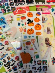 Huge Vintage Sticker Lot Sandylion Mrs Grossmans 90s Disney Vintage Lisa frank