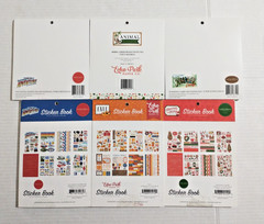 NEW Scrapbooking LOT of 5 + Bonus – Carta Bella Echo Park Sticker Book Paper Pad