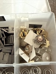 LOT Scrapbook Journal Accents Metal Crafts Jewelry Snaps Hangers Charms