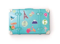 HP Sprocket Mini Scrapbook Suitcase Photo Album for 2×3 and 2.3×3.4 Prints